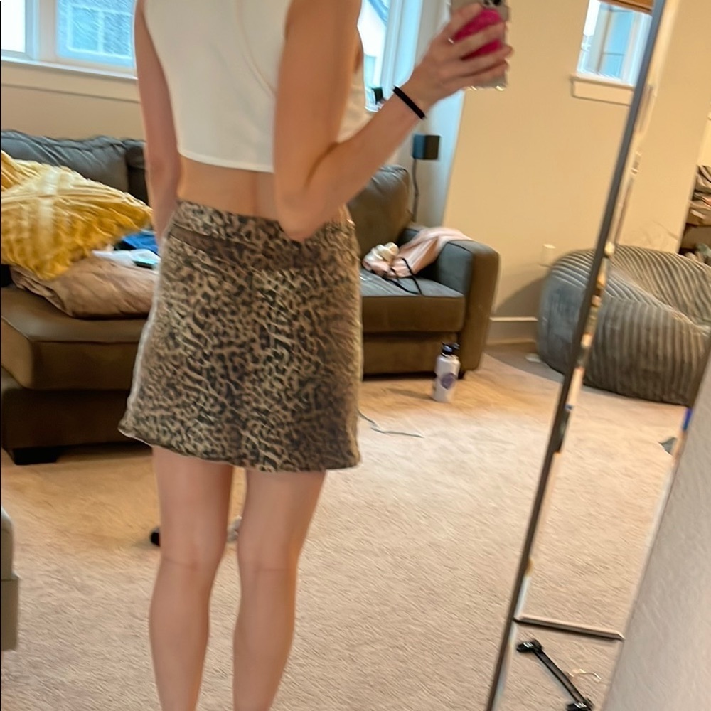 GAP Black and White Mini Skirt Casual Night Out - Picture 2 of 5